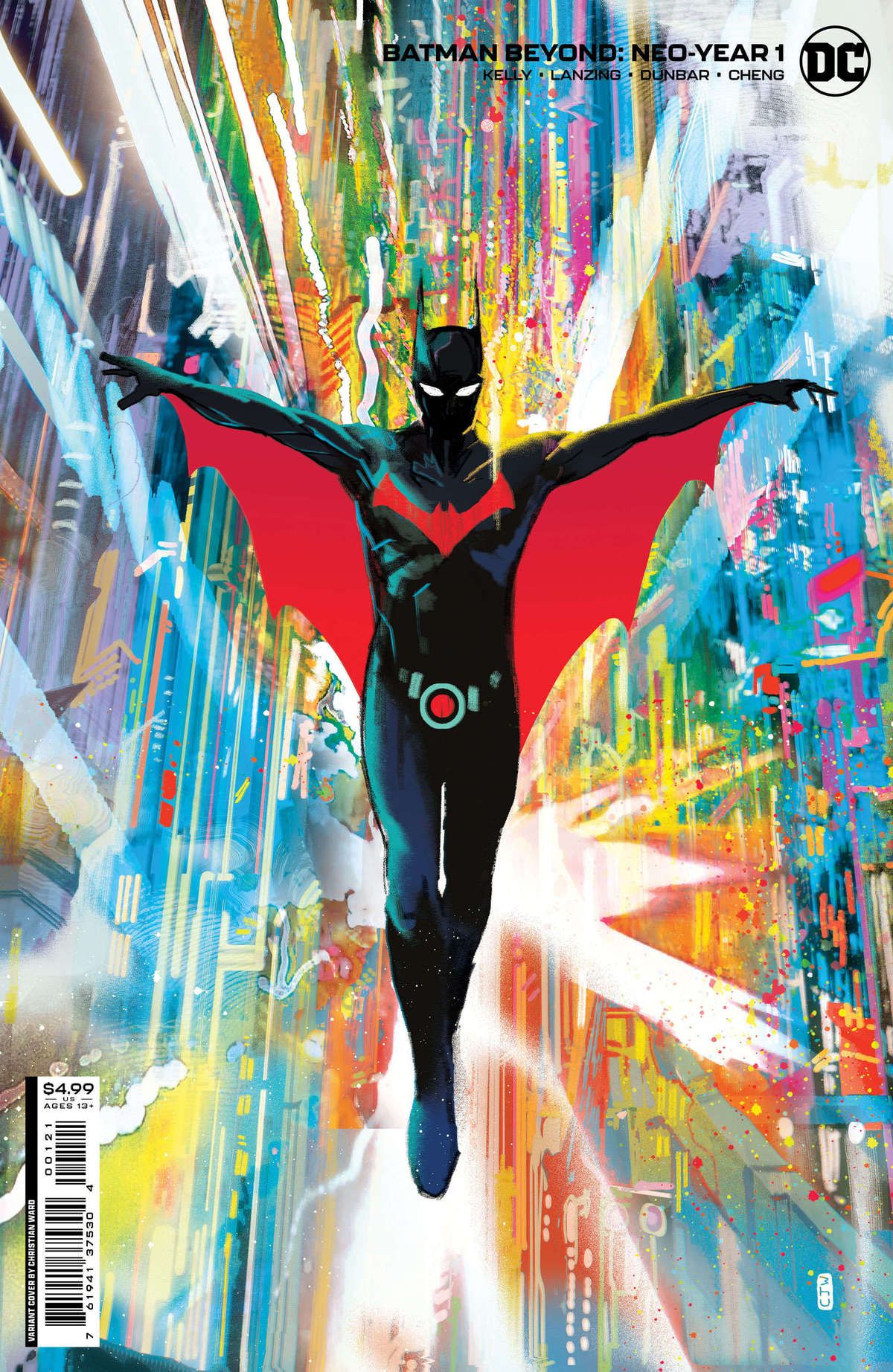 Batman Beyond: Neo-Year variant cover by Christian Ward