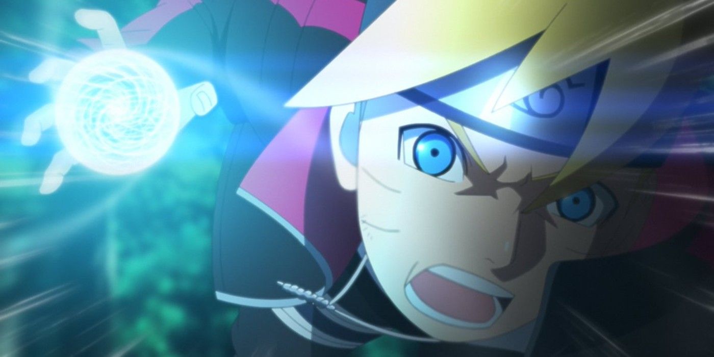 Boruto has a high compression rasengan