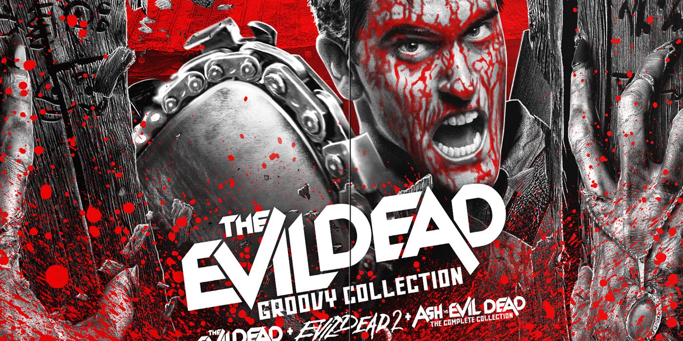 Evil Dead Groovy Collection Unites the First Two Films Ash vs Evil Dead