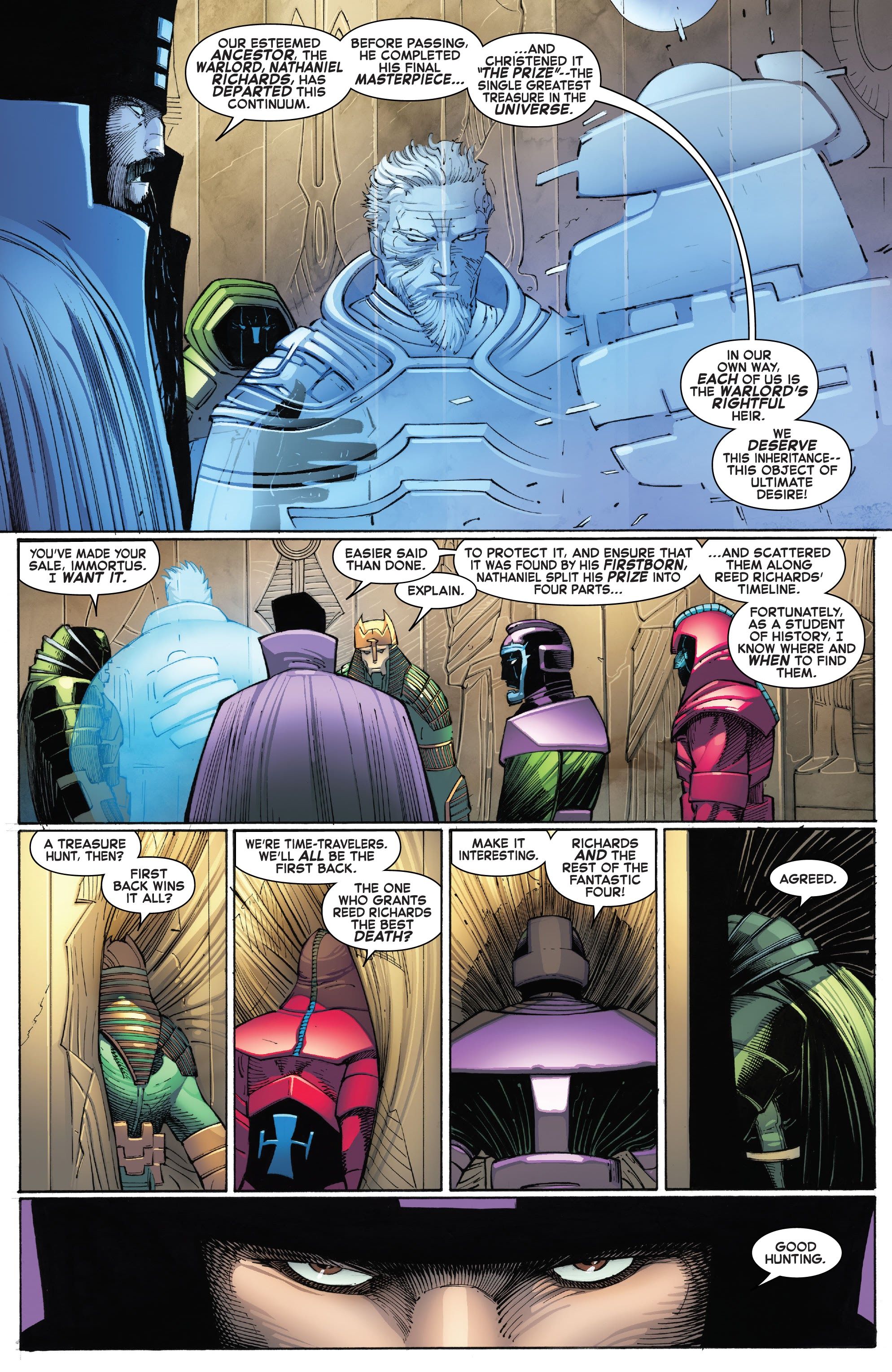 A group of Kang variants express their desire to find their ancestor's last invention