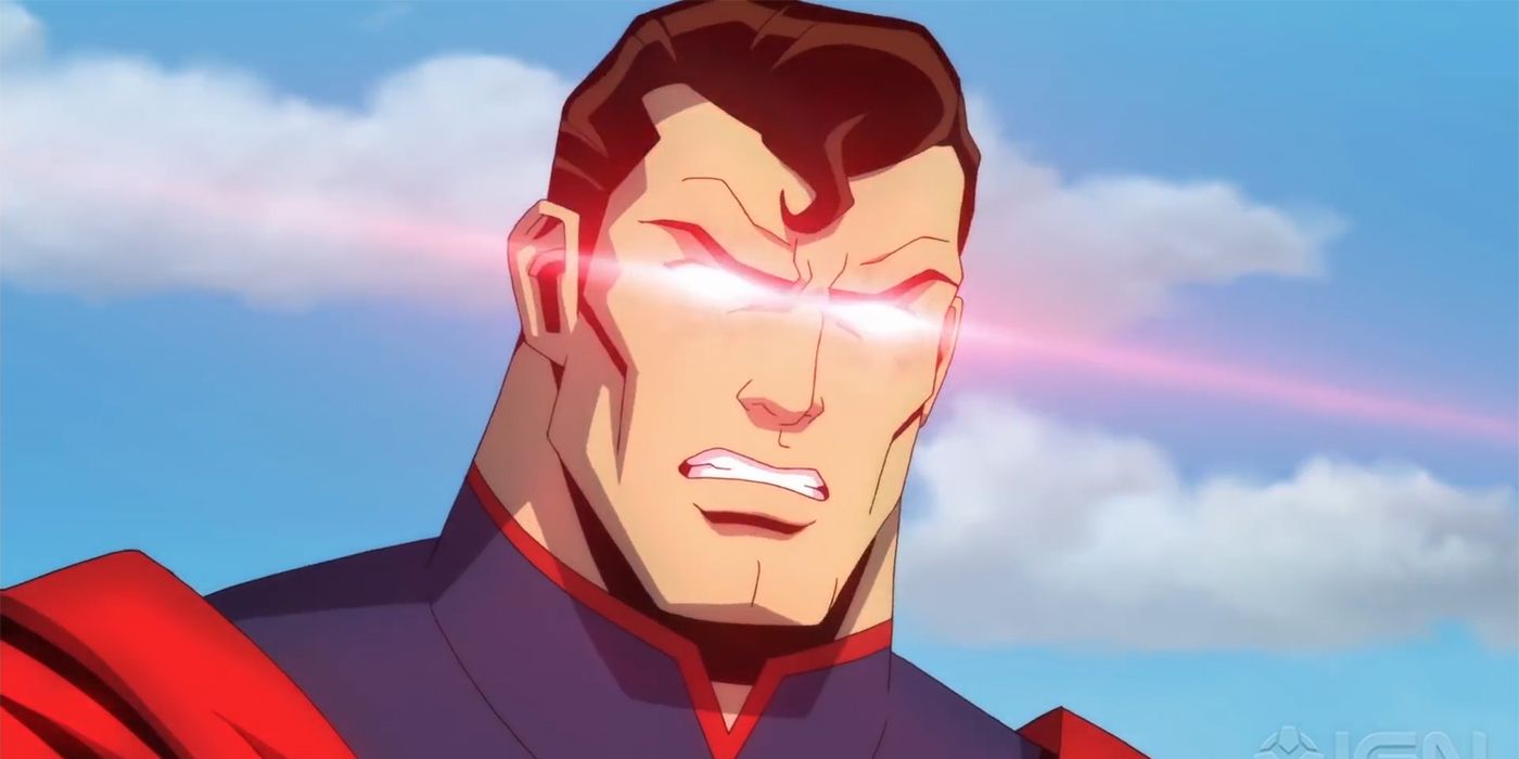 Superman in the Injustice animated movie trailer