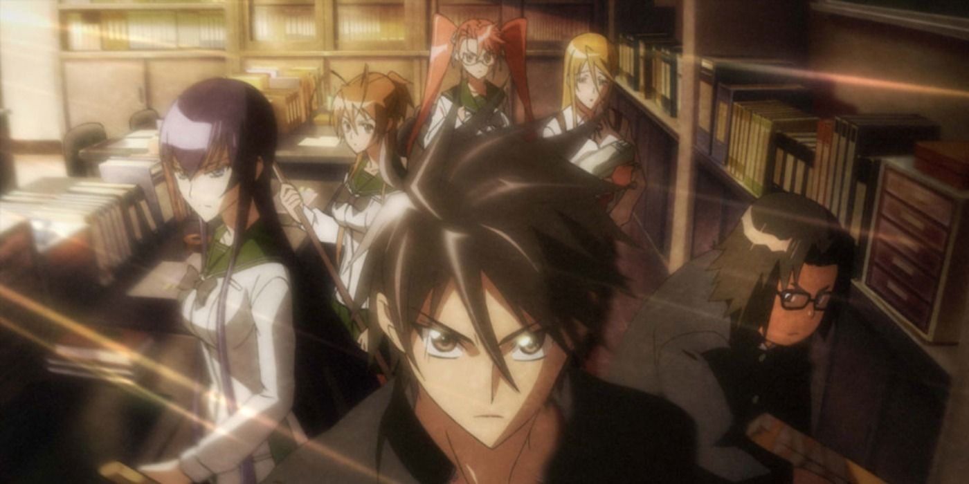The main cast of High School of the Dead.