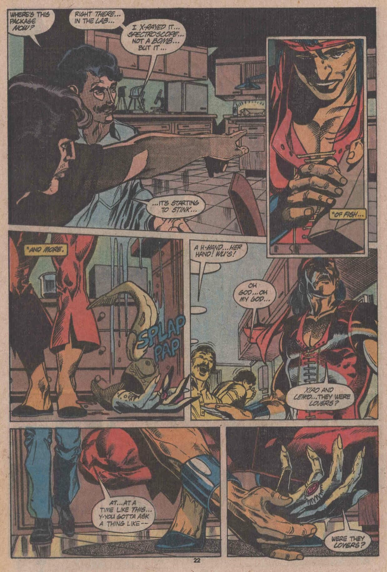 Leiko&#039;s hand was chopped off, enraging Shang-Chi. 
