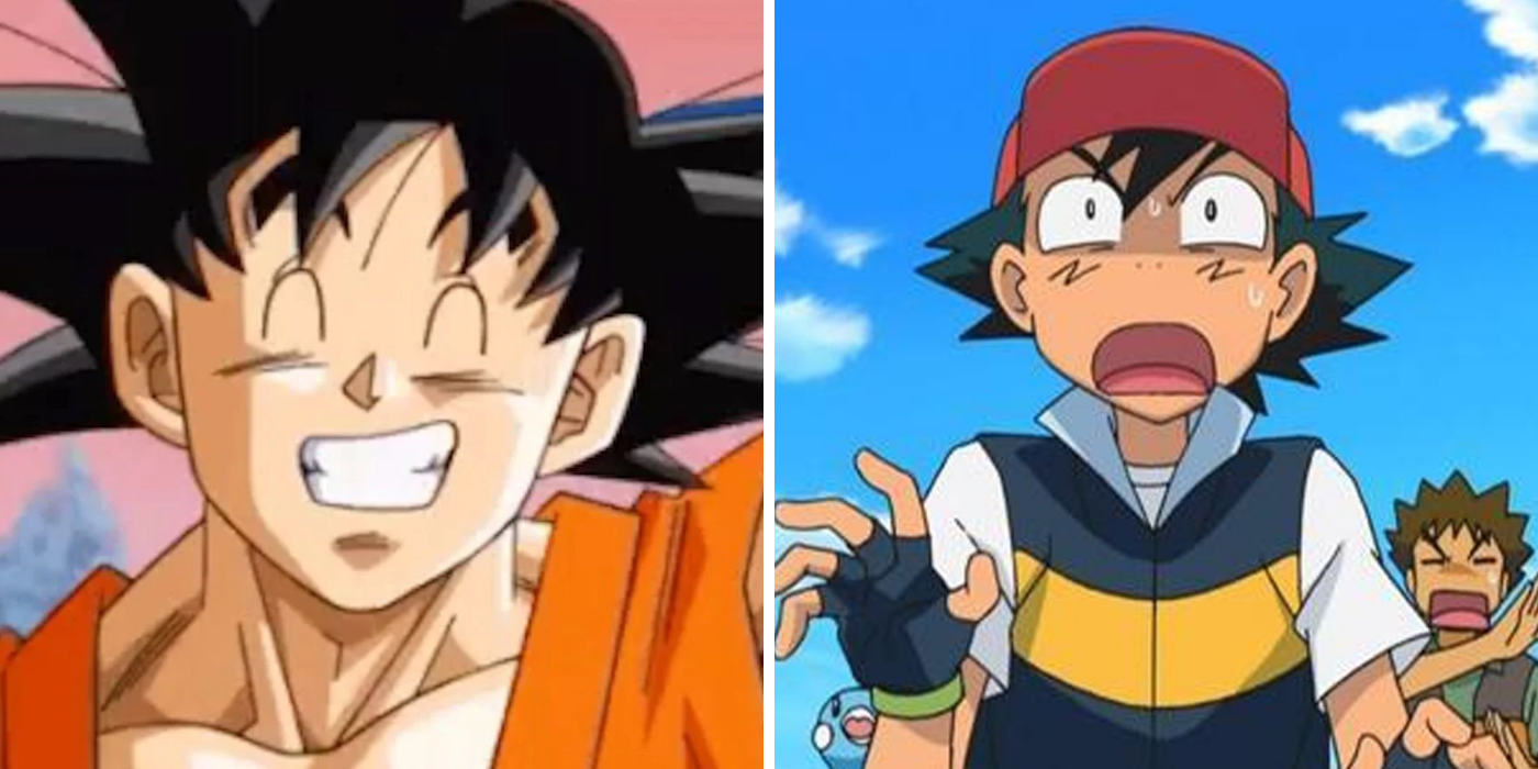 Goku from Dragon Ball & Ash Ketchum from Pokémon