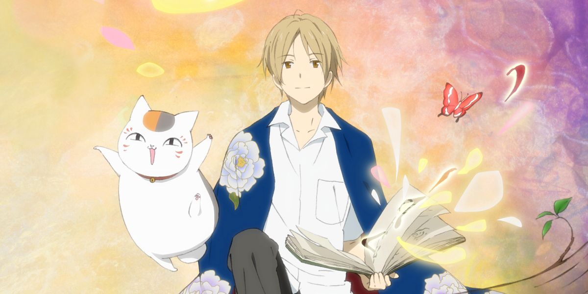 Takashi Natsume with some yokai in Natsume's Book of Friends