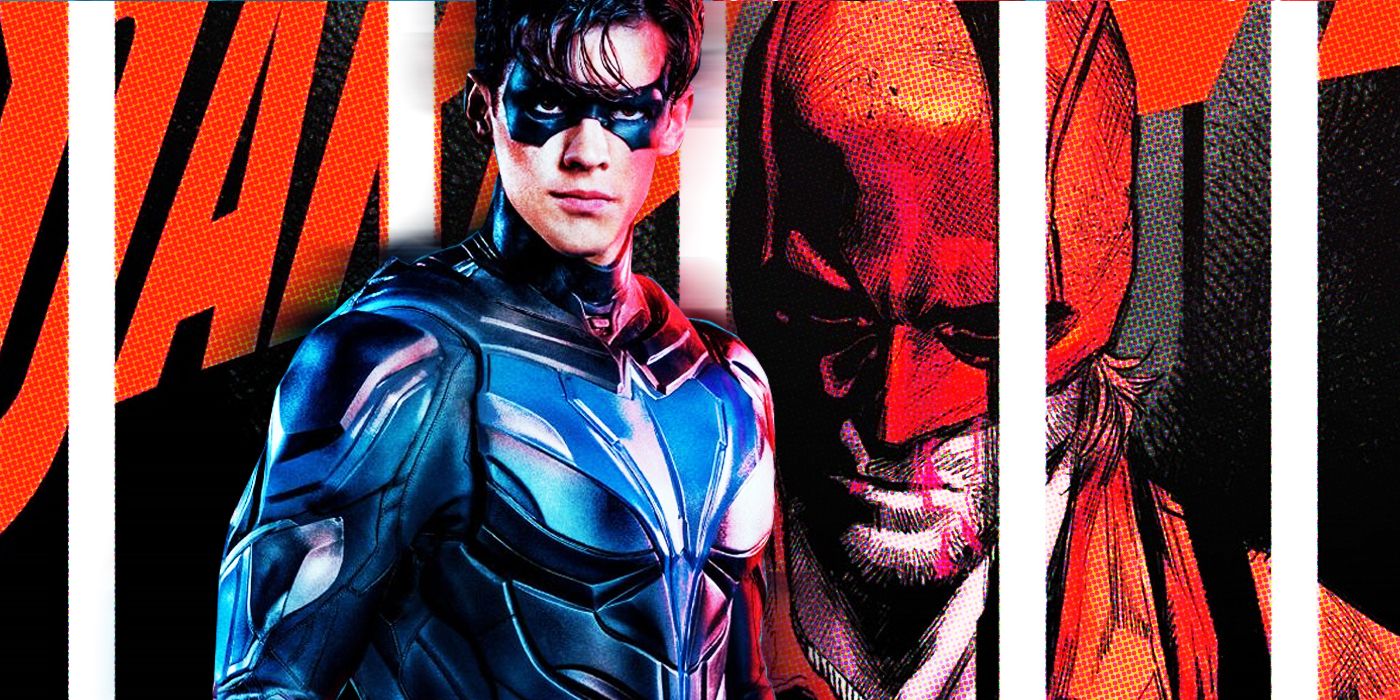 nightwing in front of daredevil