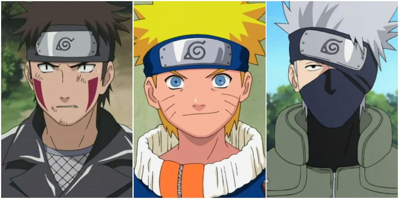 Kiba, Naruto, & Kakashi