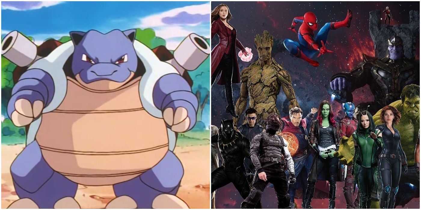 MCU The Avengers & Their Kanto Pokémon Equivalents