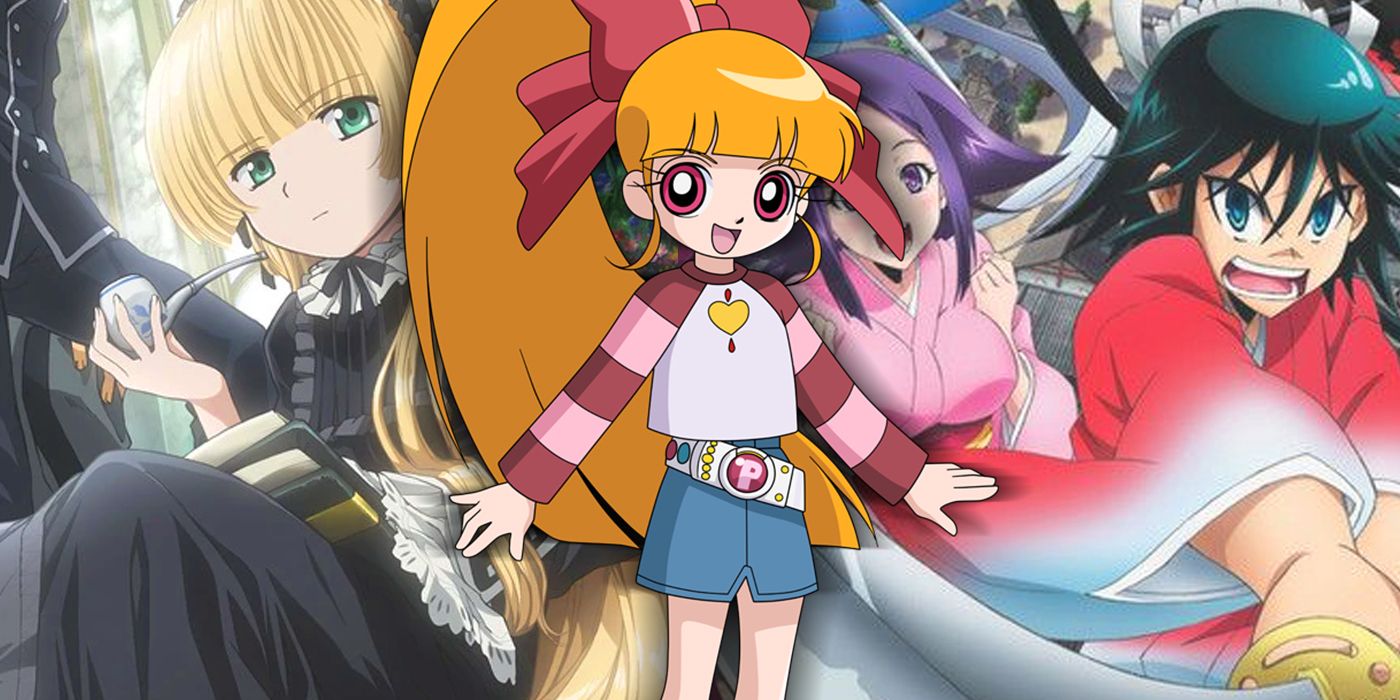 powepuff girls z, mushibugyo, and gosic