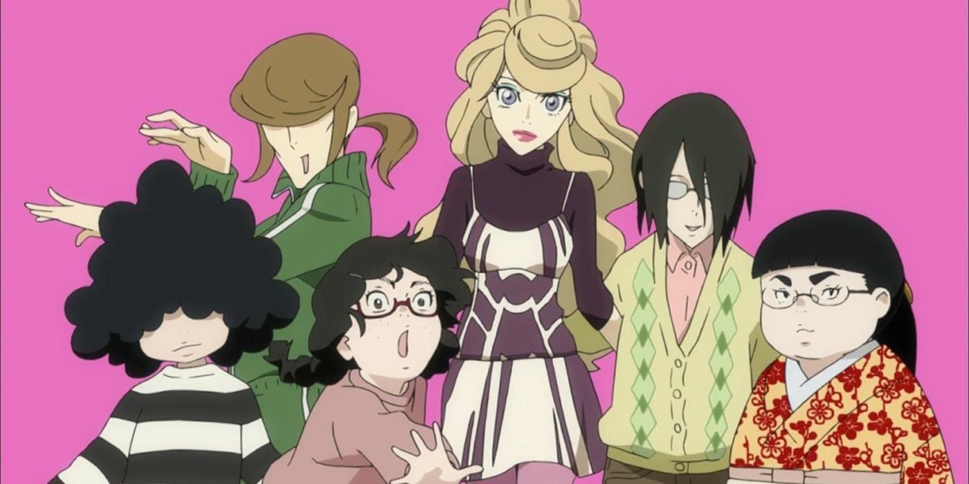 group photo of characters from Princess Jellyfish
