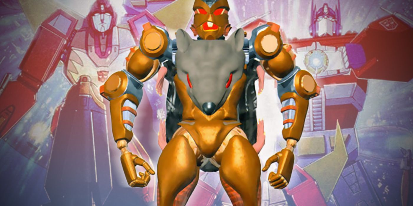 rattrap from beast wars transformers in front of transformers the movie
