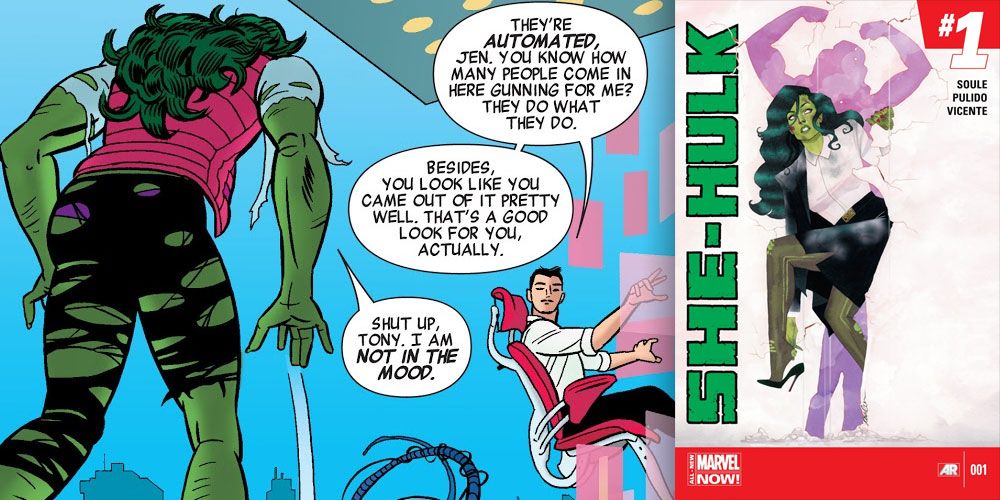 She-Hulk confronts Tony Stark