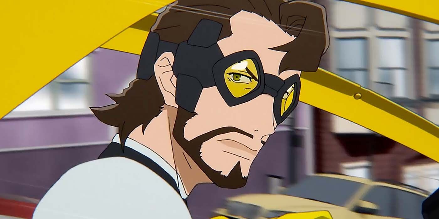 Johnny Bolt in the anime adaptation of Super Crooks