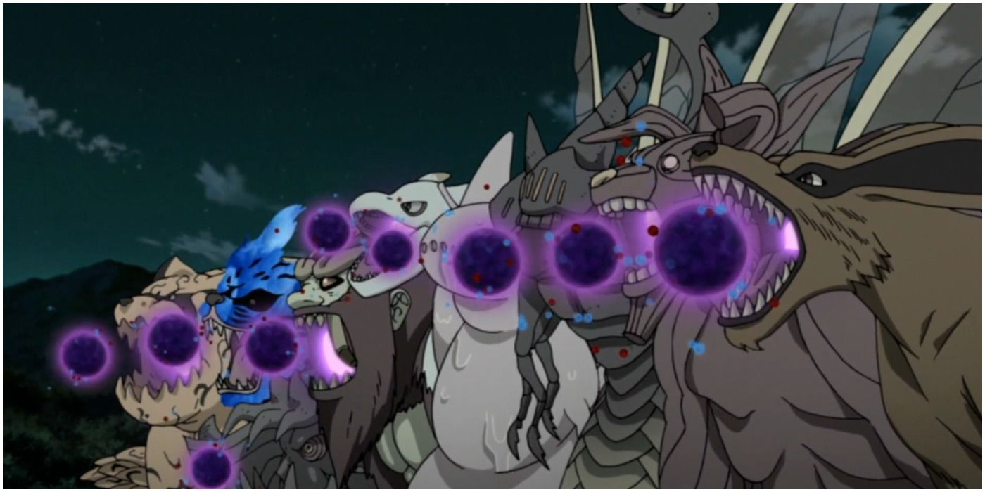 Tailed beast bomb attack