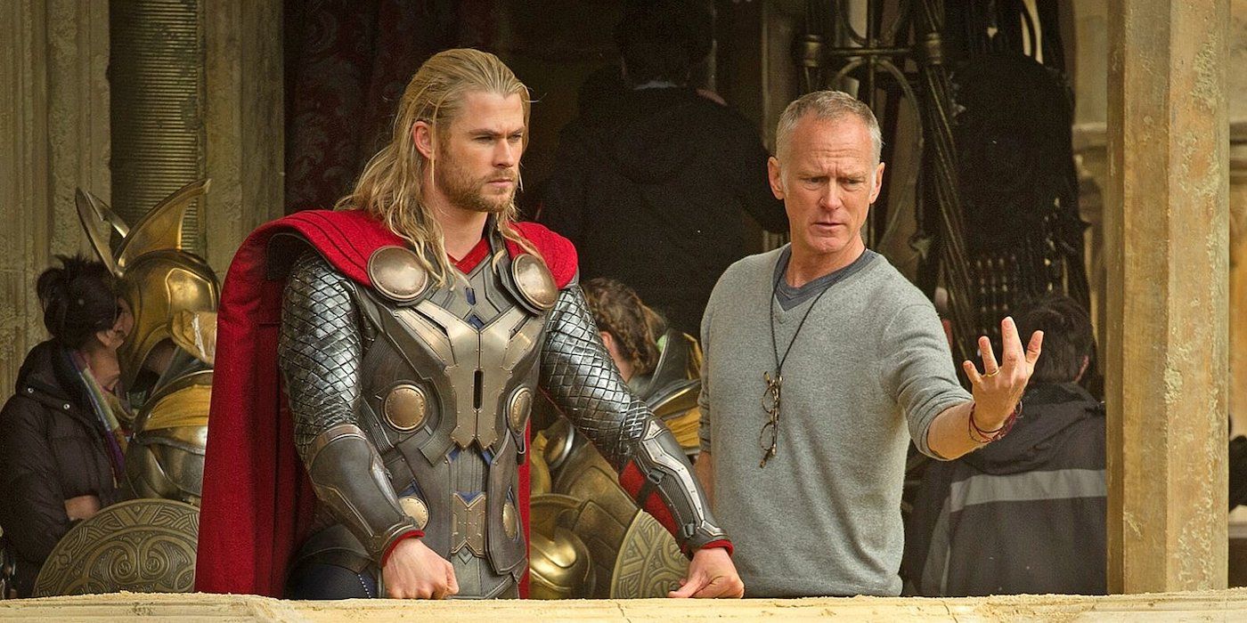 Alan Taylor directing Chris Hemsworth in Thor The Dark World