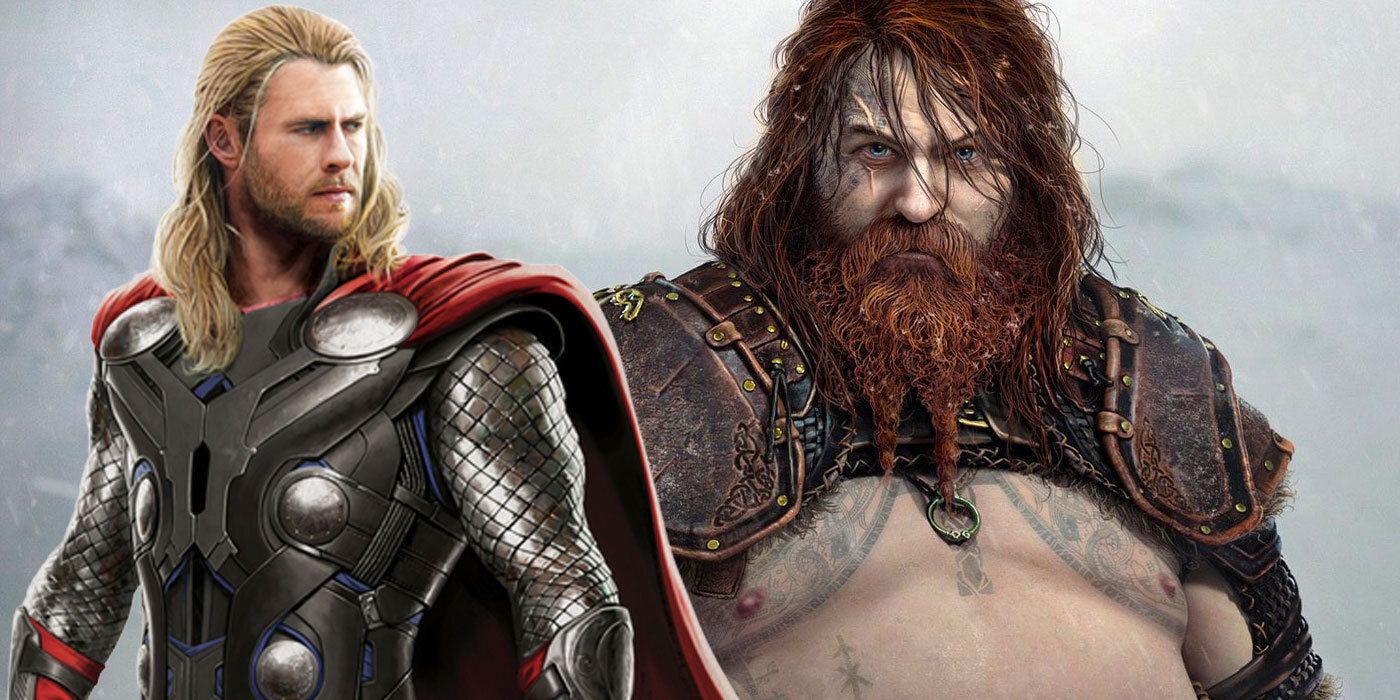 Chris Hemsworth's Thor stand alongside God of War: ragnarok's depiction of the character
