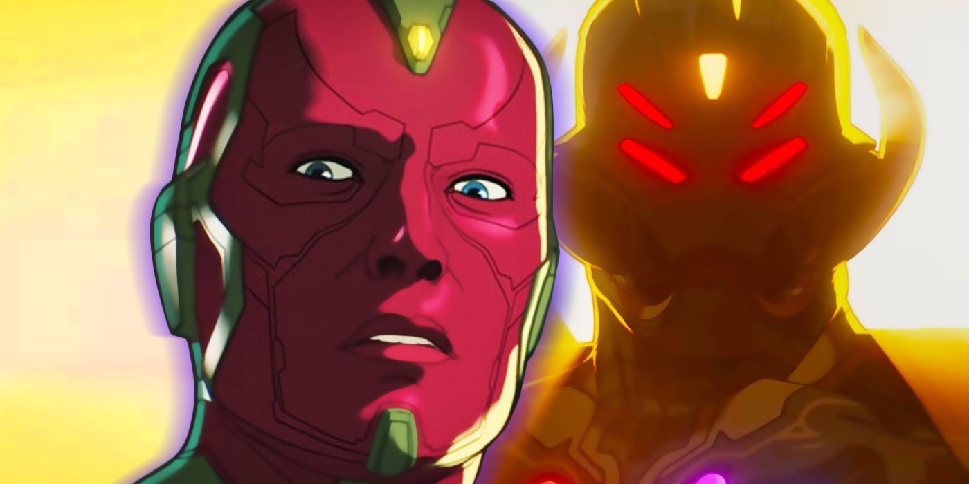 Vision and Infinity Ultron from What If...?