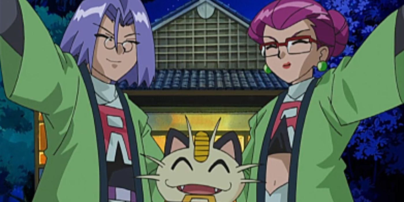 pokemon team rocket inn meowth smiling