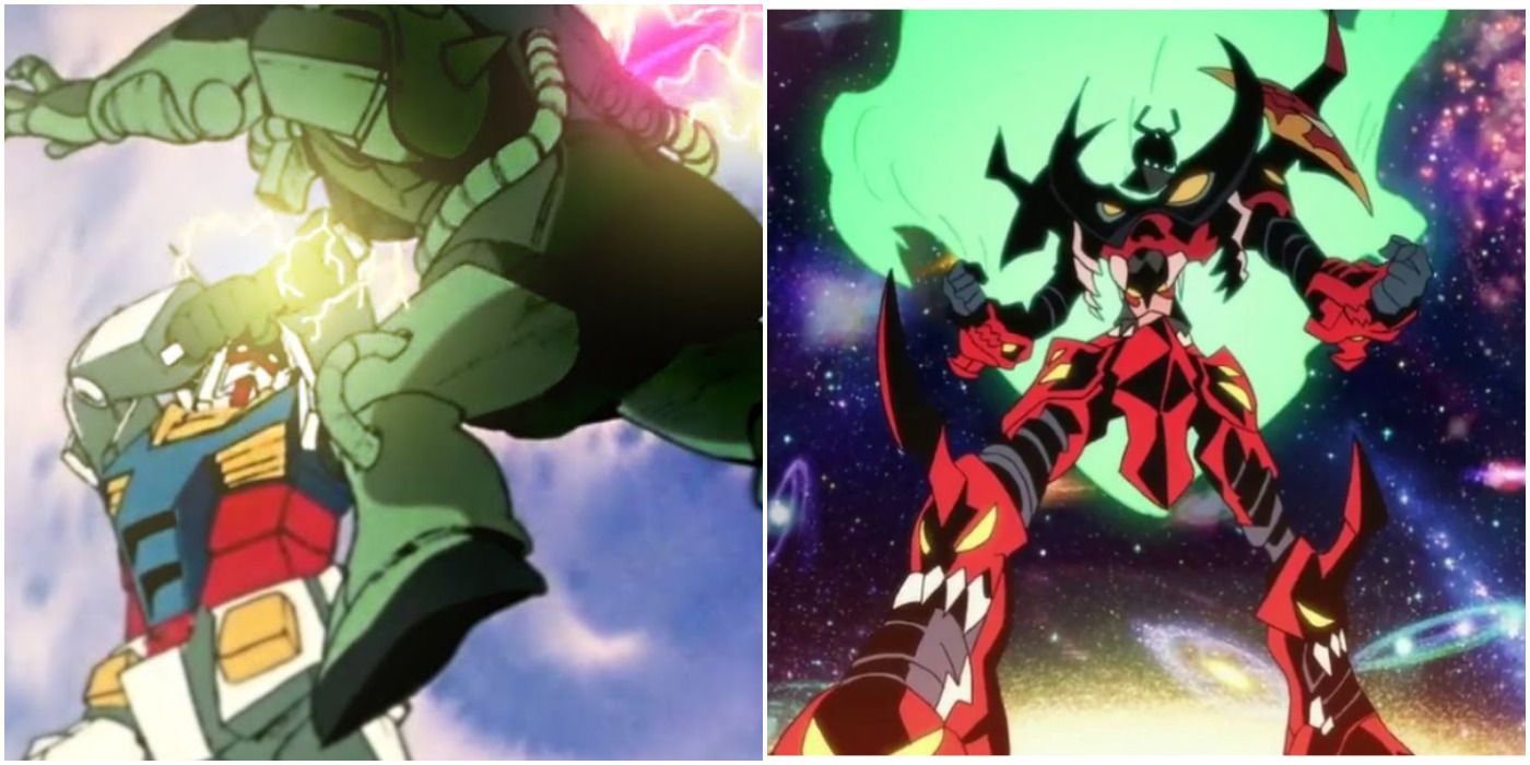 Tengen Toppa Gurren Lagann & 9 Other Gigantic Anime Mecha, Ranked