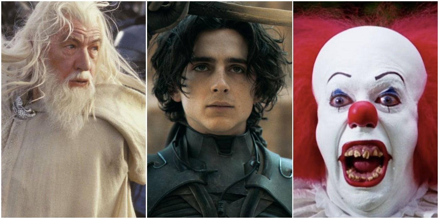 Adaptations that were first bad and then good article featured image Gandalf Paul Atreiedes Pennywise Lord of the Rings Dune IT