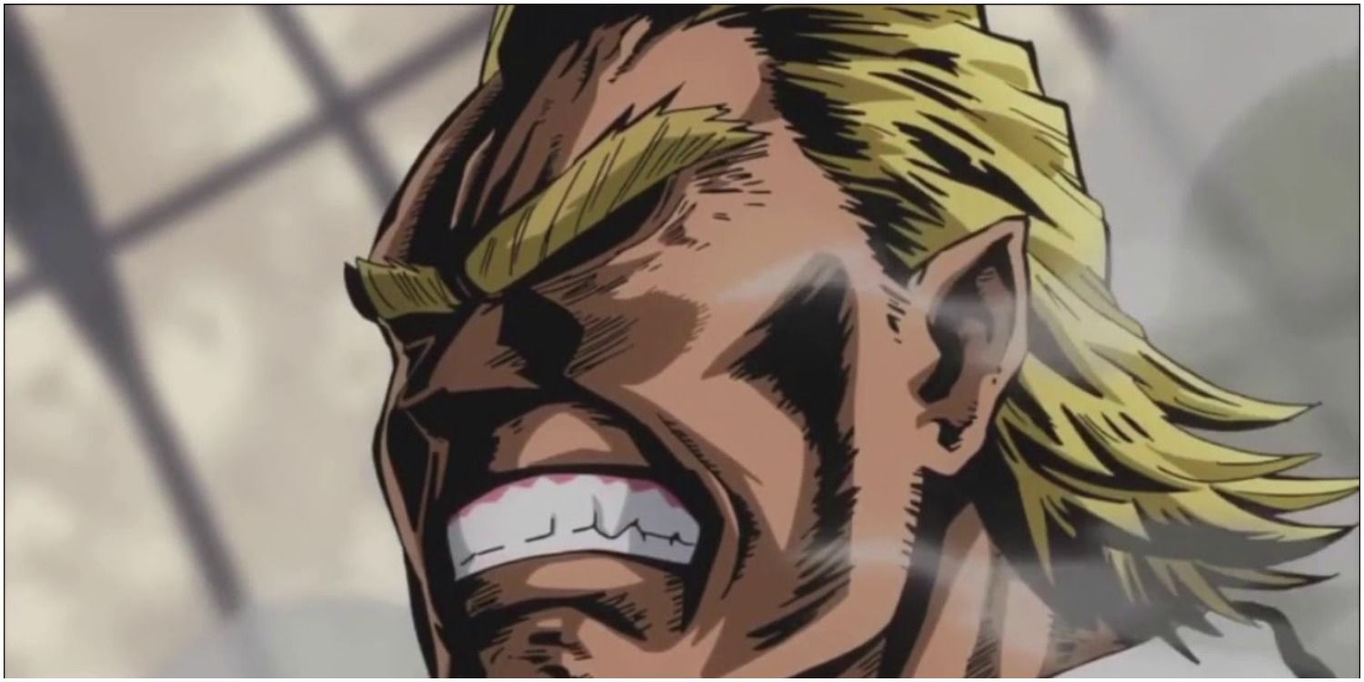 All Might serious expression My Hero Academia