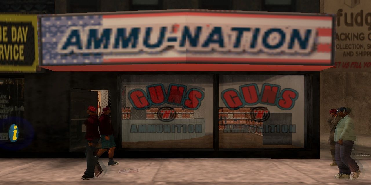 Grand Theft Auto III Ammu-Nation Portland