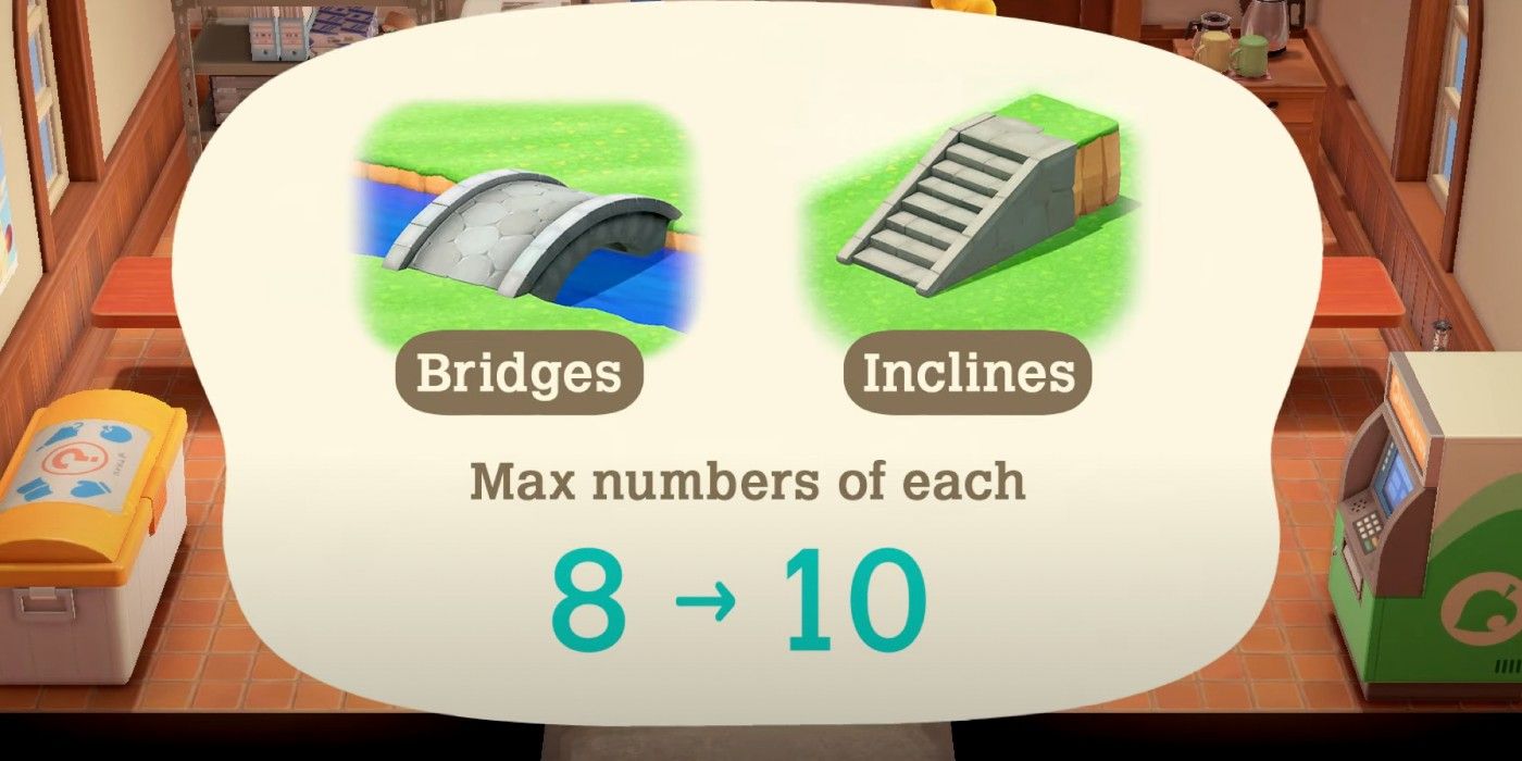 Animal Crossing Bridges and Inclines
