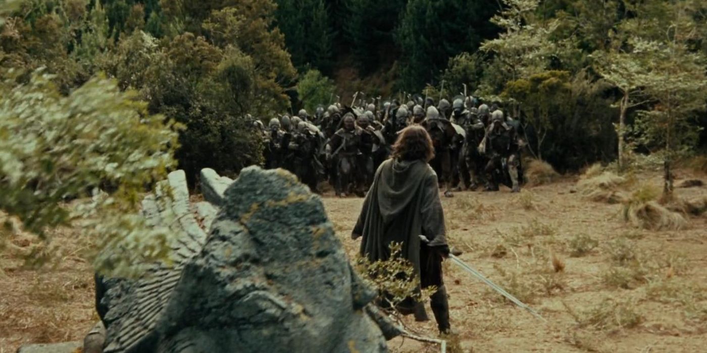 Aragorn vs Uruk-hai from The Lord of the Rings