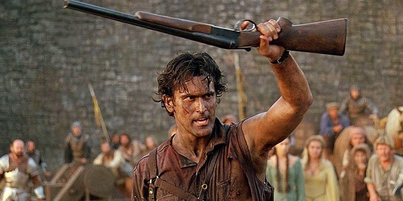 Ash Shows Off His Boom Stick In Army Of Darkness