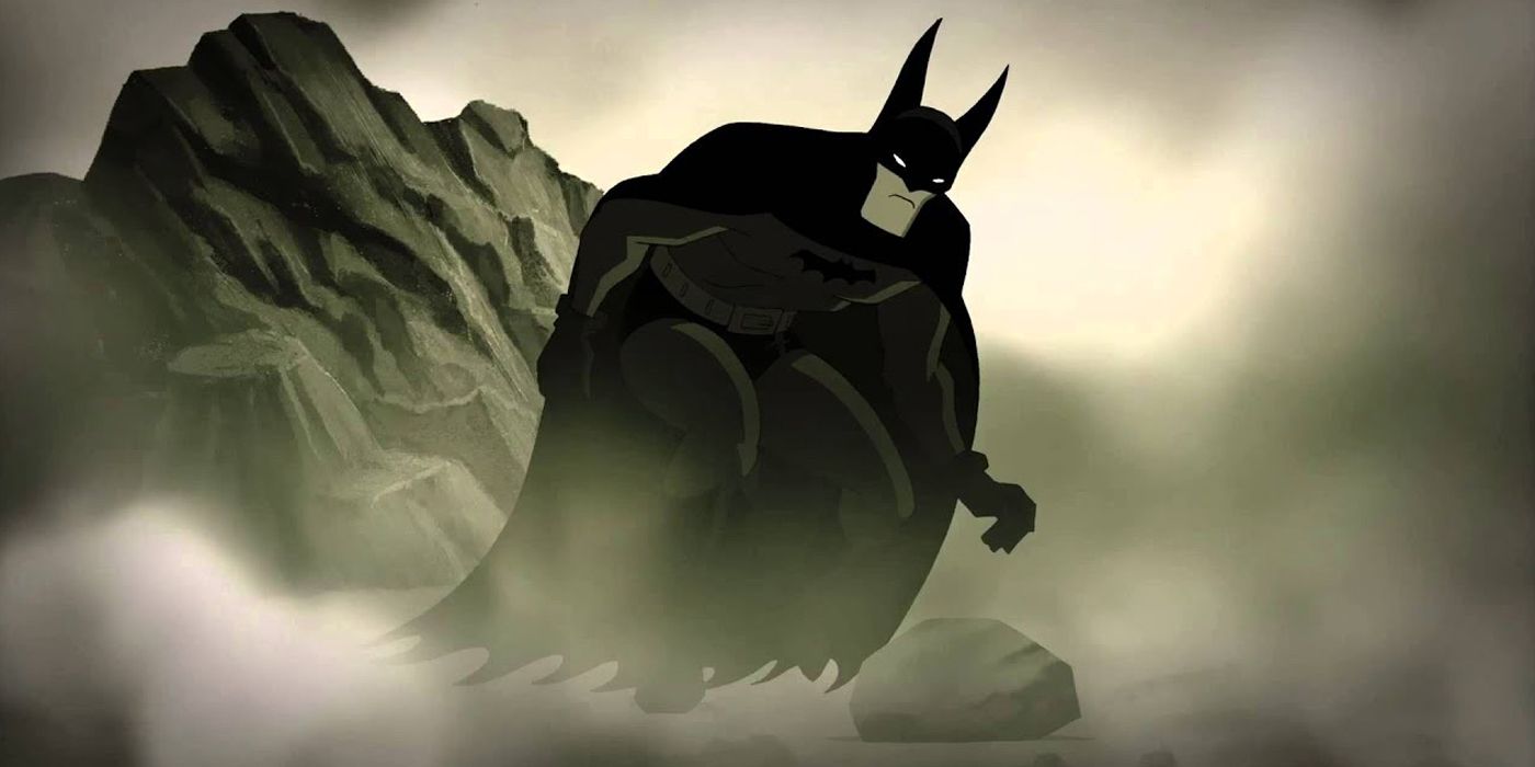 Batman's costume from the Strange Days animated short