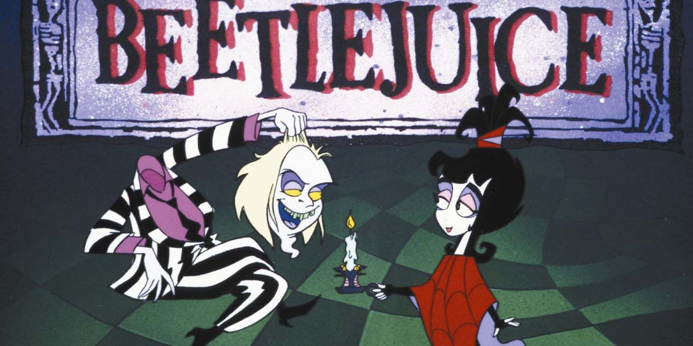 Beetlejuice and Lydia In Animated Series