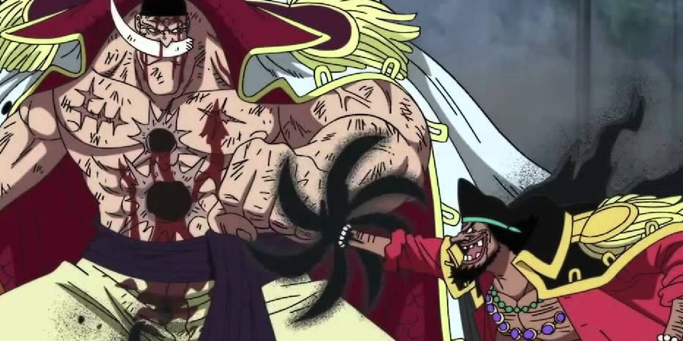 Blackbeard Nullifies Whitebeards Powers In One Piece