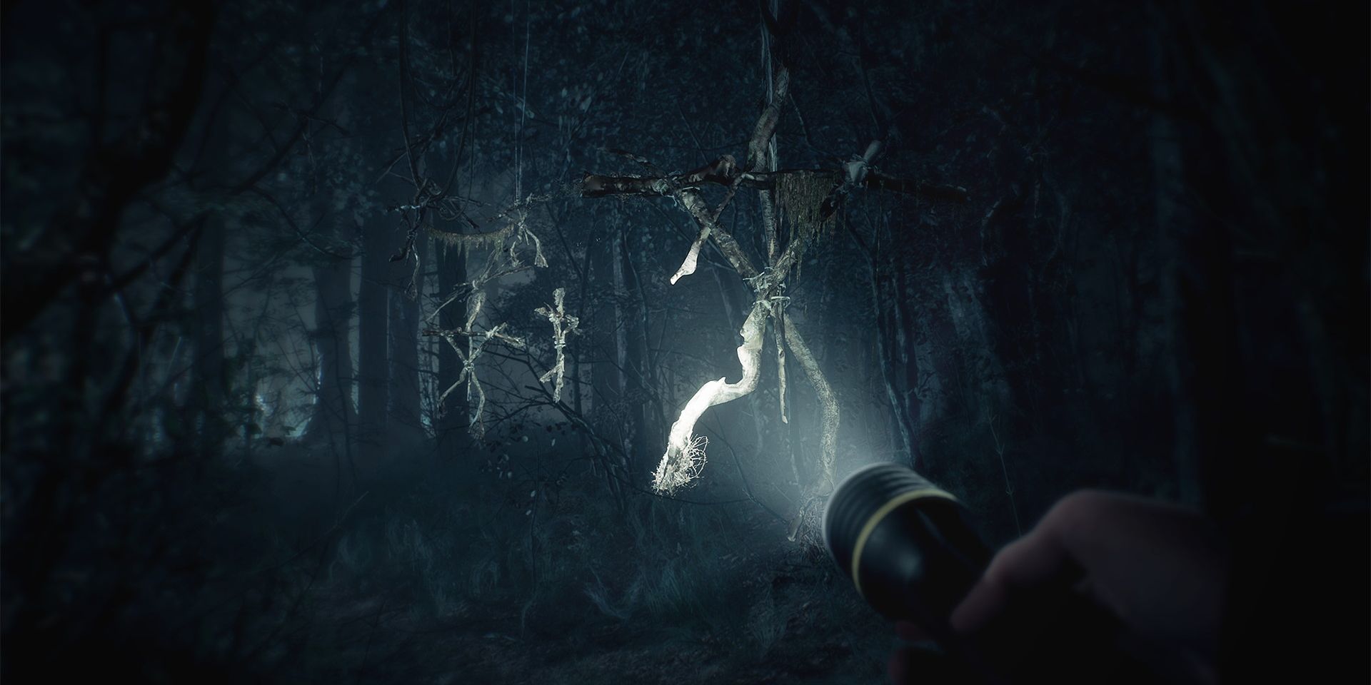 Games Blair Witch Horror Game Flashlight Woods