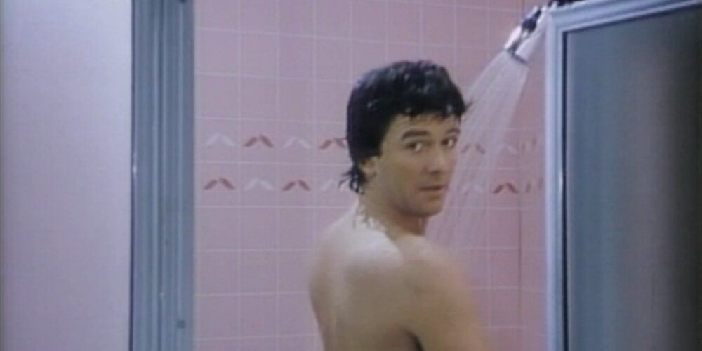 Bobby Ewing in the shower in one of Dallas's most notorious plot twists