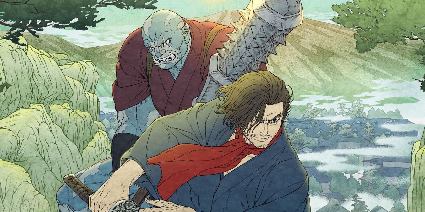 Izo and Raiden from Netflix's Bright spinoff, Samurai Soul.
