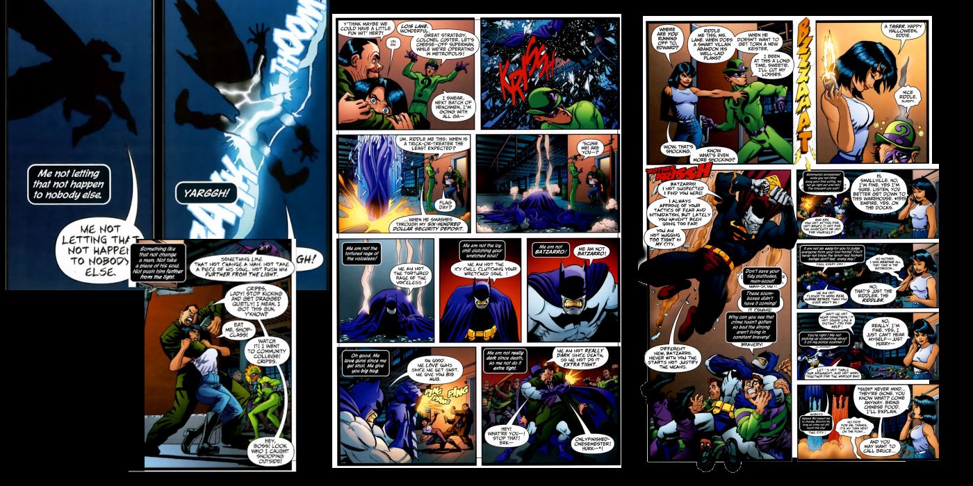 DC Halloween Riddler recounts a Halloween encounter with Batzarro
