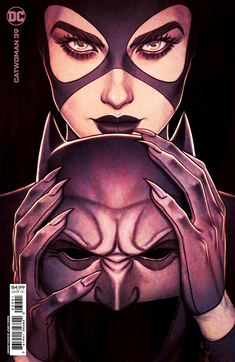 Selina Kyle on the cover of Catwoman 39 by Jenny Frison