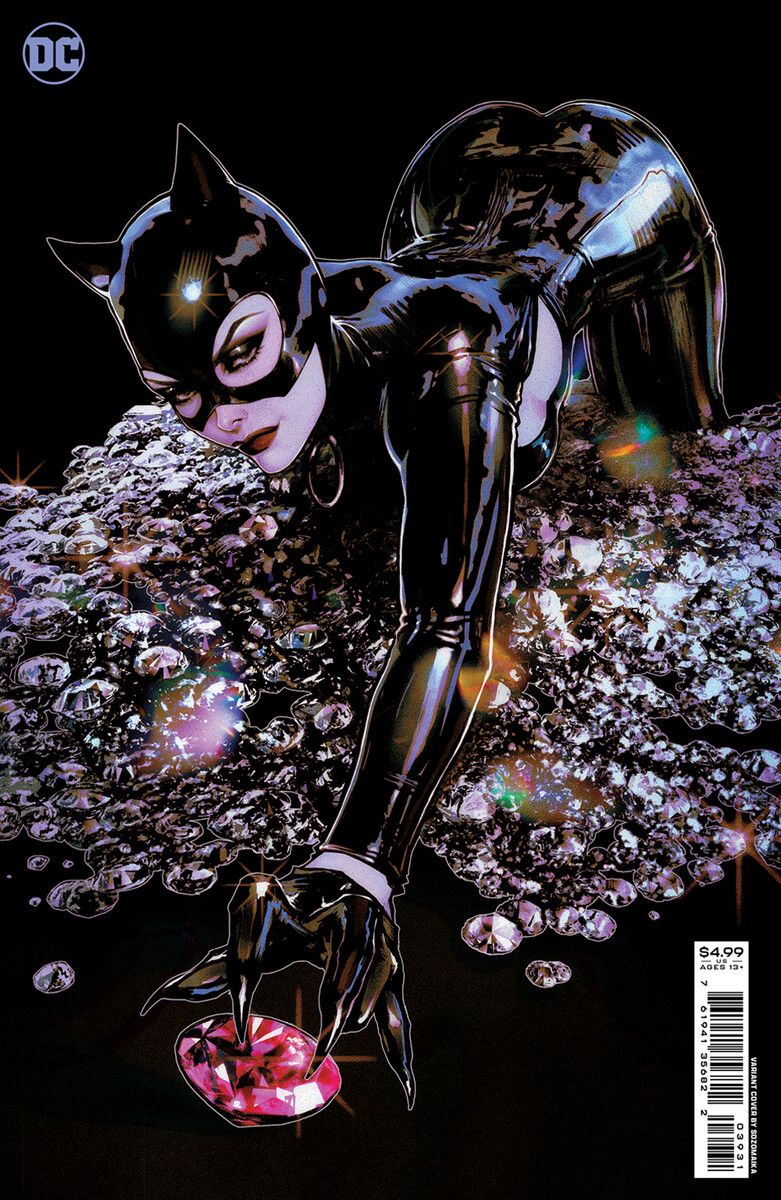 Selina Kyle on the cover of Catwoman 39 by Sozomaika
