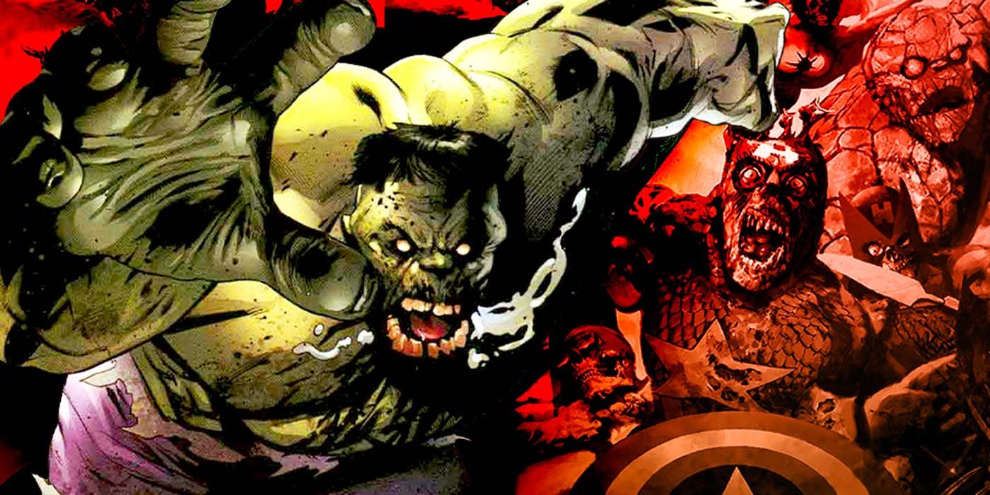 Marvel Zombies Hulk Captain America