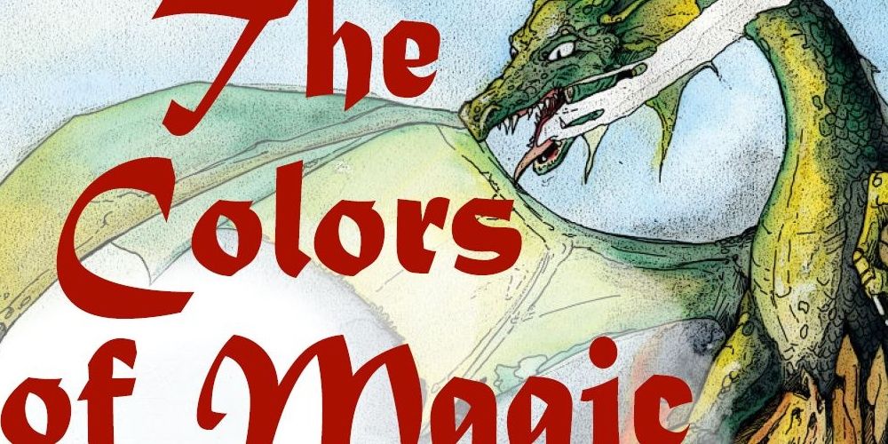 Colors of Magic rpg cover with dragon