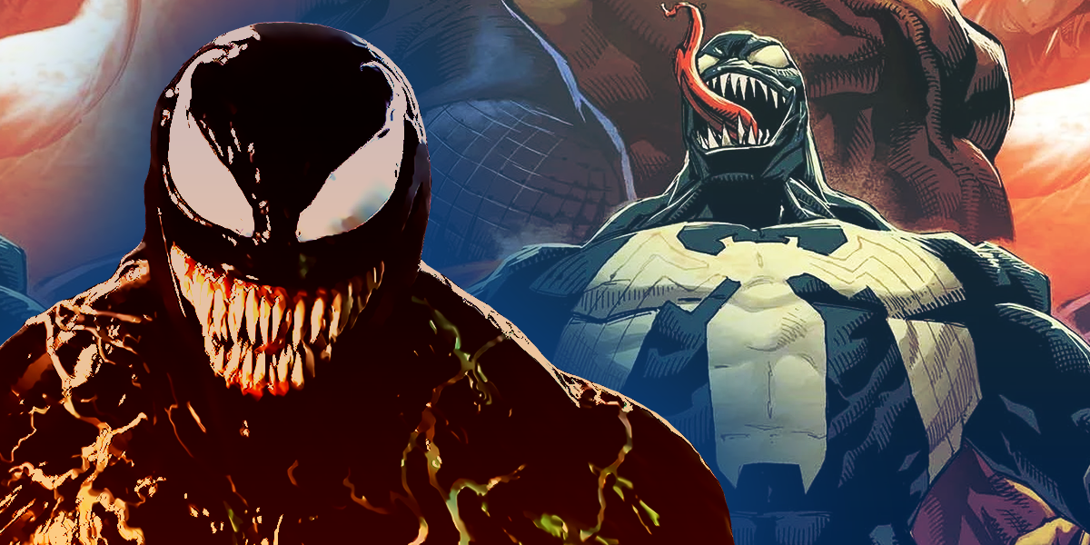 Venom 3 header, movie and comic versons