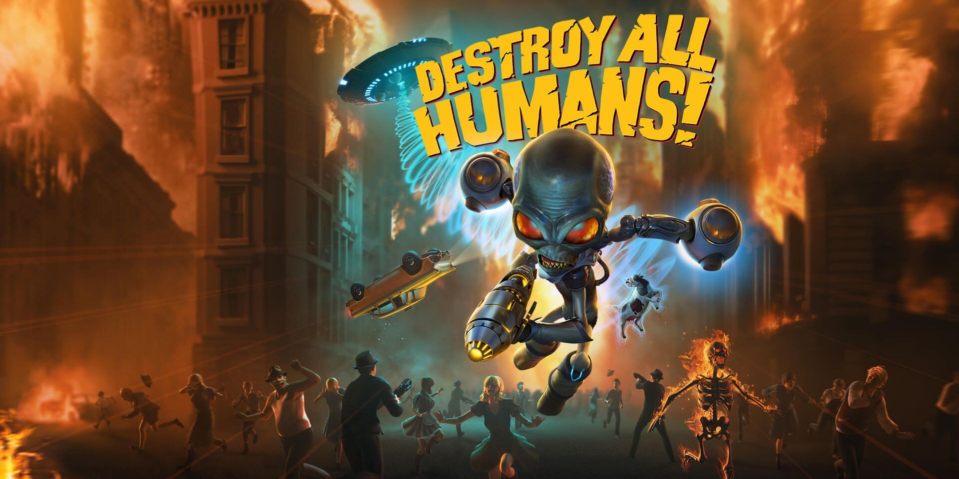 Destroy All Humans cover 2020 remake