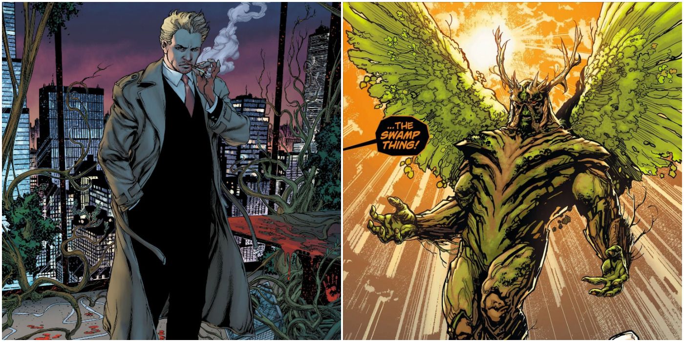 John Constantine and Swamp Thing