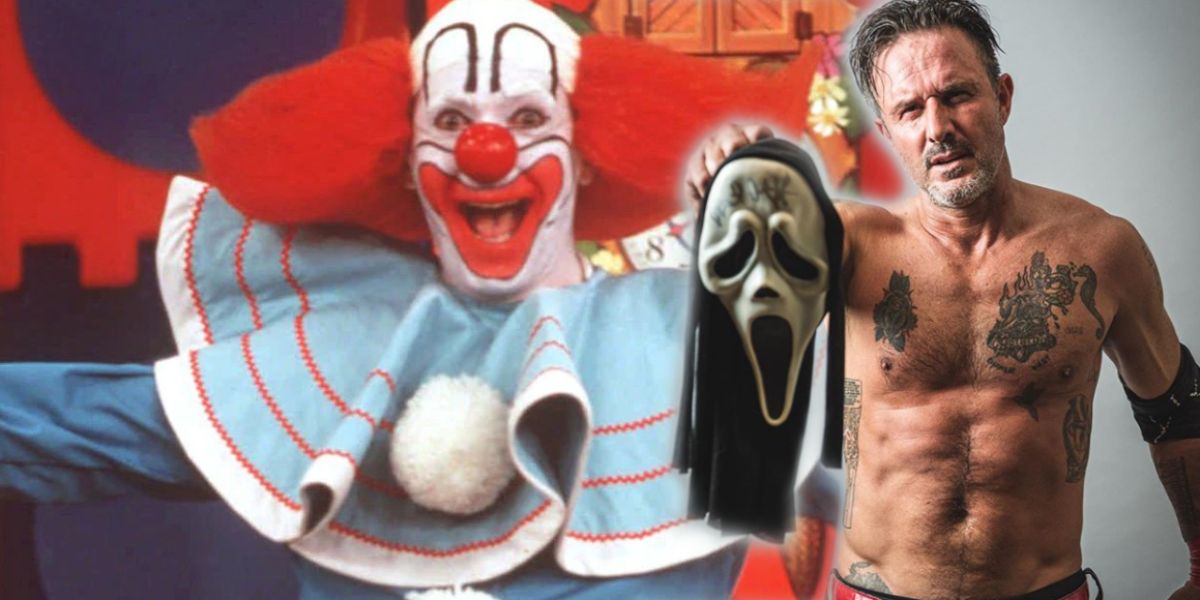David Arquette and Bozo the Clown mashup image header