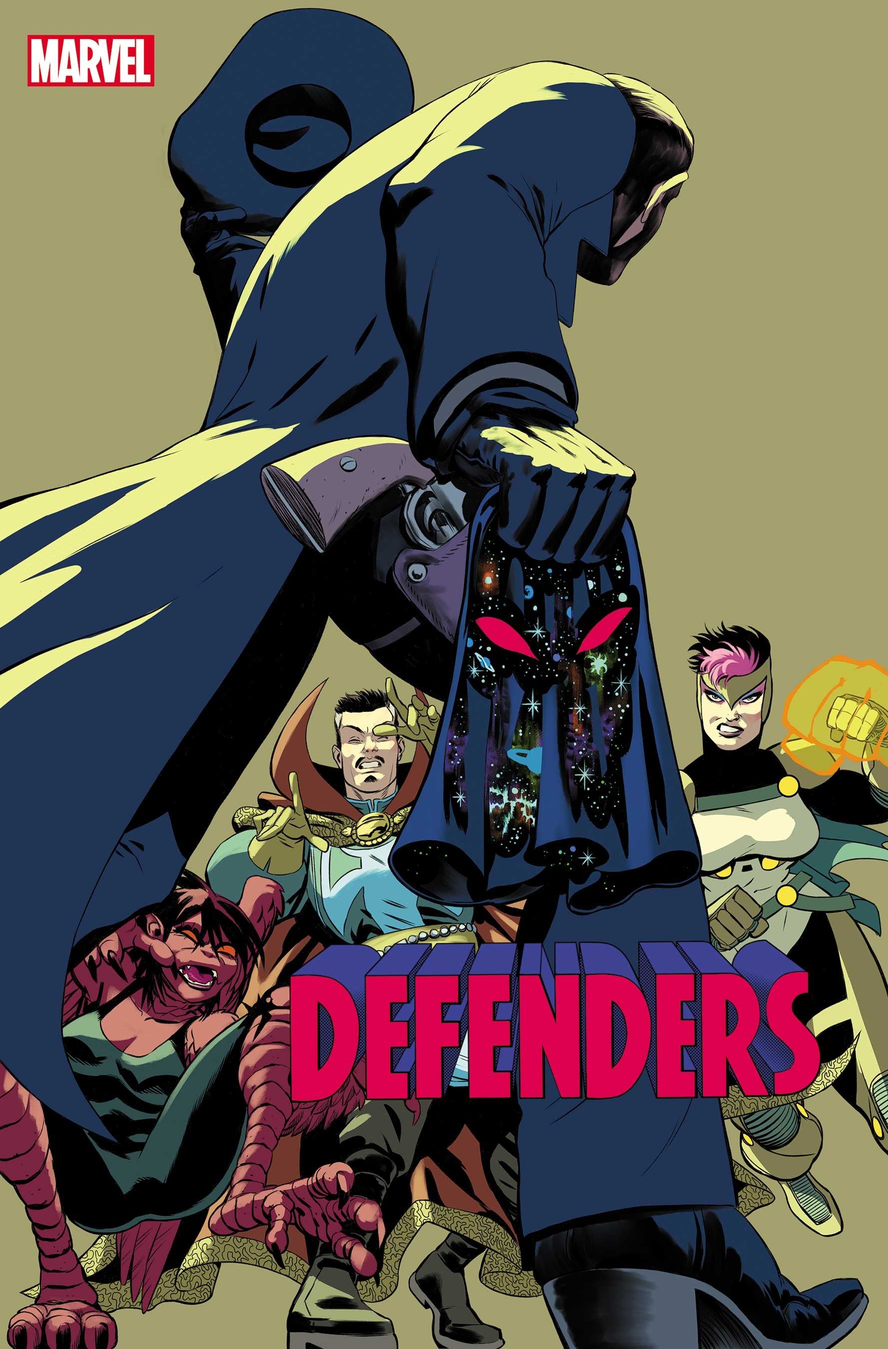 Masked Raider revealed on the cover of Defenders 5 by Javier Rodriguez