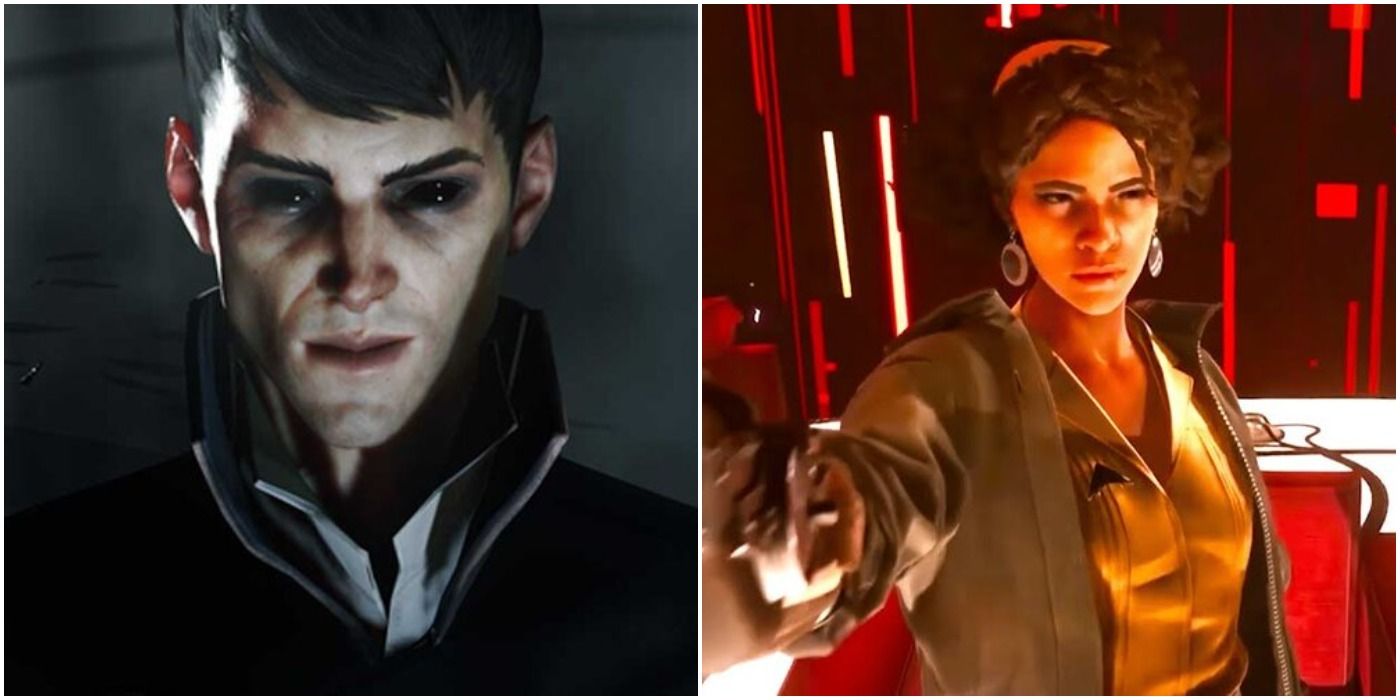 Screenshots from Dishonored and Deathloop