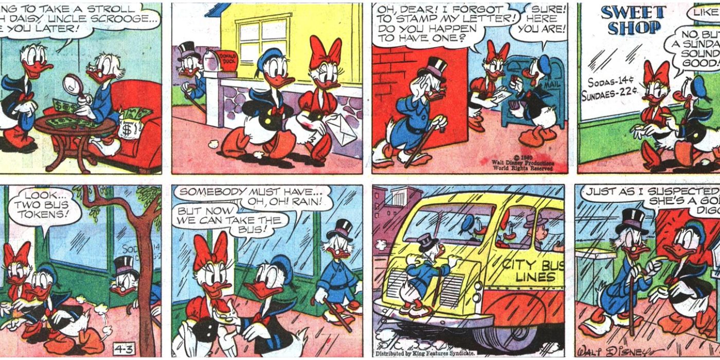 Donald Duck Newspaper Strip.