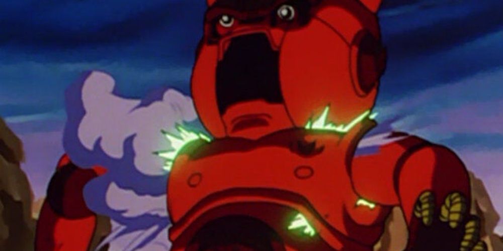 Anime Dragon Ball GT Luud Robot Explodes