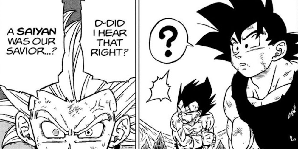 Manga Dragon Ball Super Manga Granolah Goku Learn About Bardock