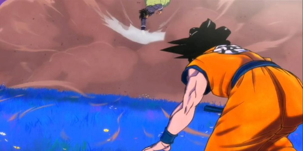 Anime Dragon Ball Super Super Hero Goku Bardock Training